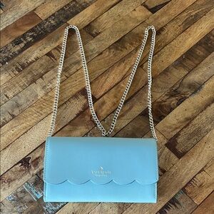 Kate Spade Gemma Leather Wallet Crossbody on a Chain